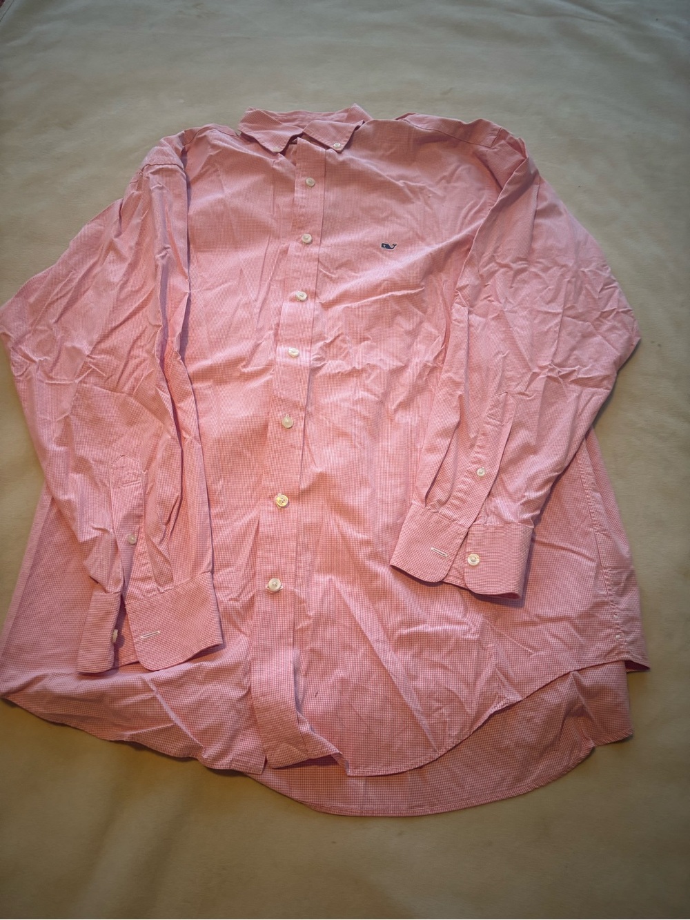 Vineyard Vines Light Pink Button-Down Dress Shirt